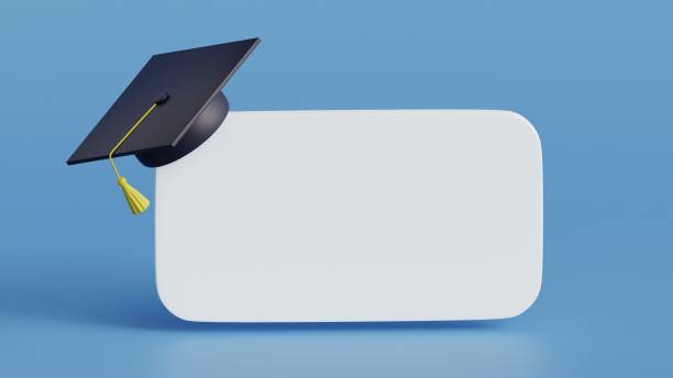 istock Education, degree ceremony concept. Graduation knowledge concept.3d illustration. School icon set. 1473549882