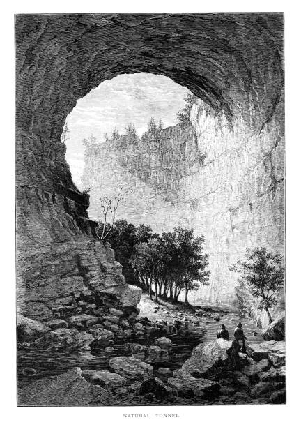 istock Natural Tunnel Opening, Virginia, United States, Geography 1473552421