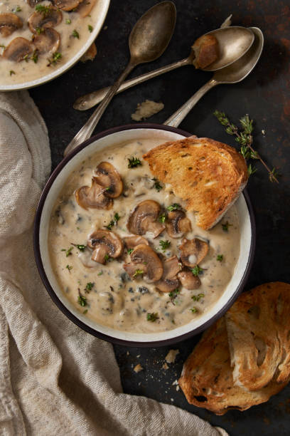 istock Creamy Wild Mushroom Soup 1473554420