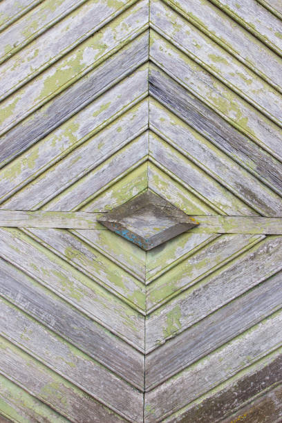 Background from different old wooden boards with texture