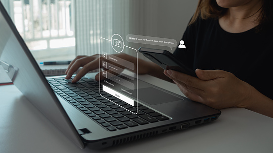 Multiple Security Steps Concept Of Cyber Security In Twostep Verification Multifactor ...