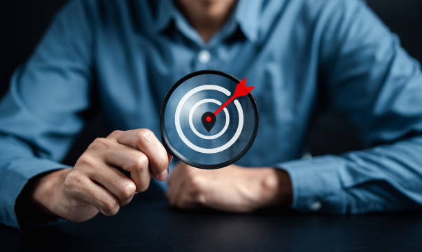 istock Business growth success achievement concept, planning development leadership and customer target group 1473580520