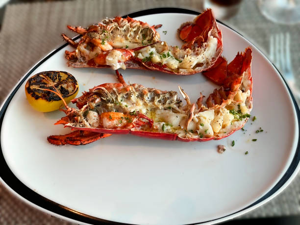 istock delicious Caribbean lobster dinner 1473582869