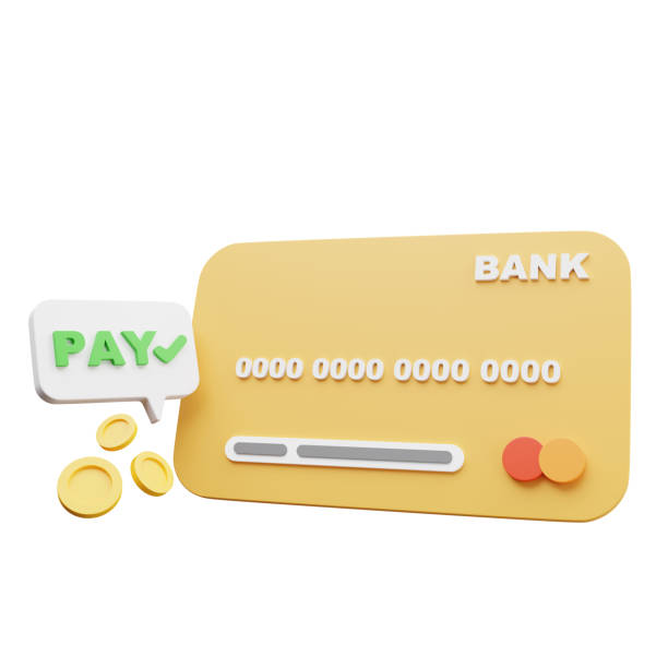 istock 3d rendering of credit card with payment concept. 1473585219