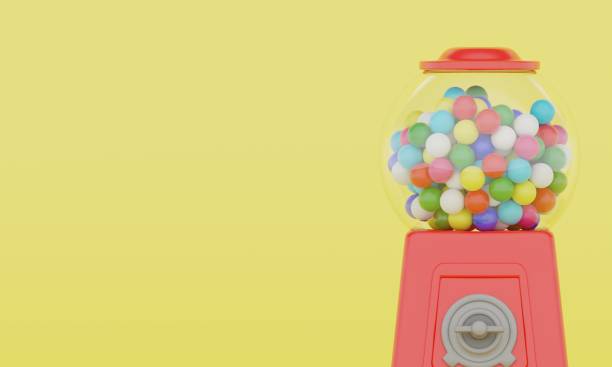 istock Gum vending machine 3DCG illustration 1473600094