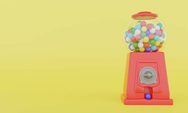 istock Gum vending machine 3DCG illustration 1473600139
