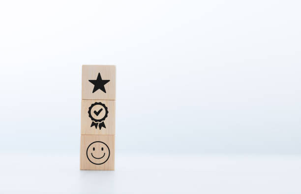Satisfaction assessment and customer service concept