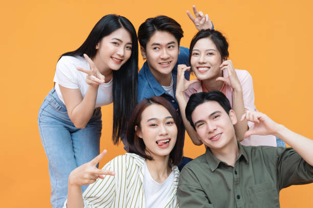istock Group people, friends on background 1473623756