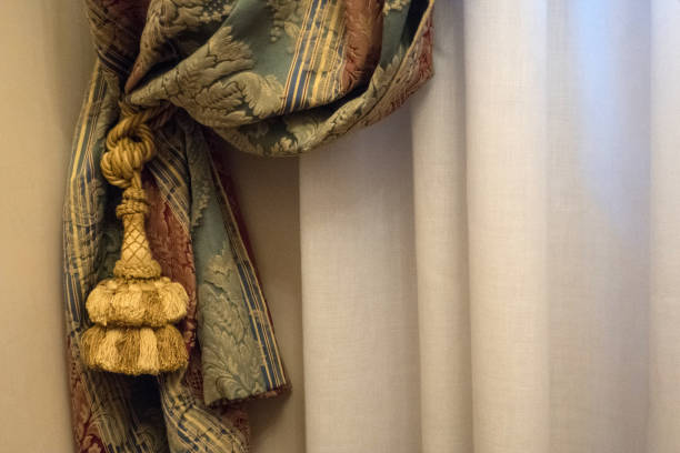 Brocade Curtains in Venice Restaurant