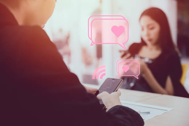 istock people using smartphone chat app talking together contact date find a lover 1473640597