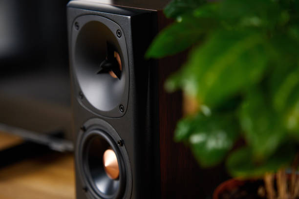 istock Sound speaker in living room interior 1473642278