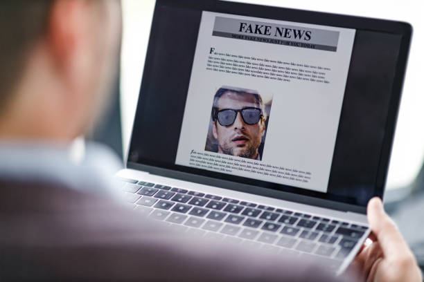 istock Manipulation through fake online news! 1473643056