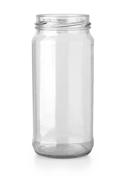 istock Open empty glass jar for food and canned food. 1473646380