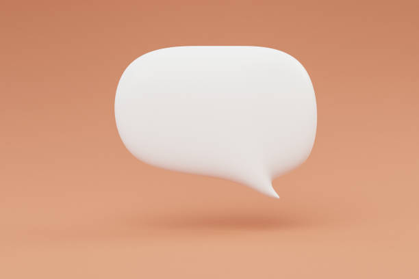 istock floating chat symbol for smartphone application on orange background; icon sign or symbol; 3d illustration 1473653203