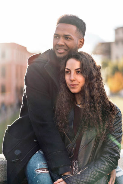 istock Happy Young Interracial Couple Smiling 1473667940