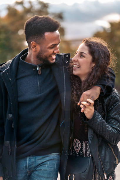 istock Happy Young Interracial Couple Smiling 1473667954
