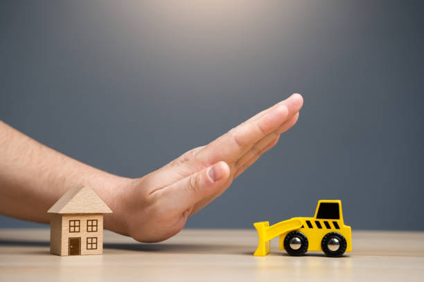 istock Stop demolition of the house. 1473669715