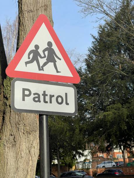 istock School crossing ahead road sign 1473670212