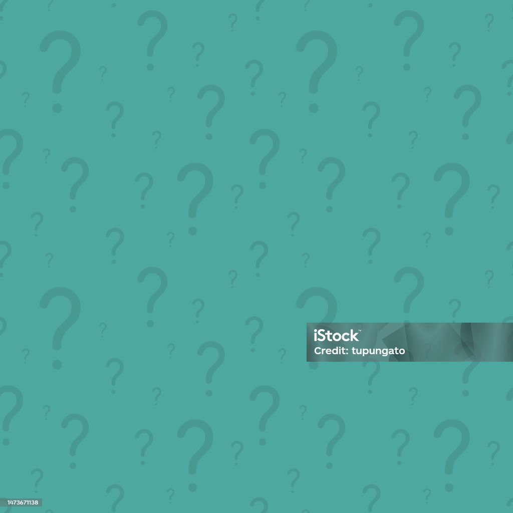 Seamless Vector Question Marks Texture Stock Illustration - Download ...