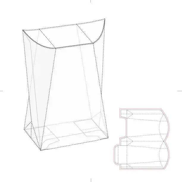 Vector illustration of Bag Box