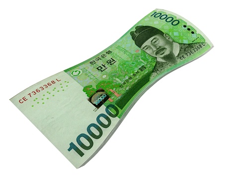 South Korean won money finance