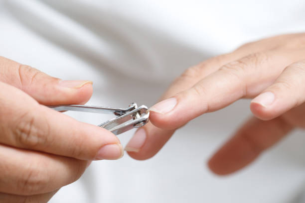 istock Clean and cut dirty nails to prevent germs and bacteria. 1473682767