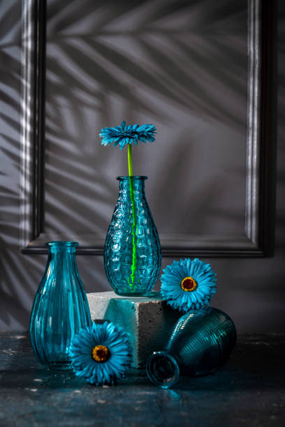 istock Blue Bottles in Still Life Photography 1473684776