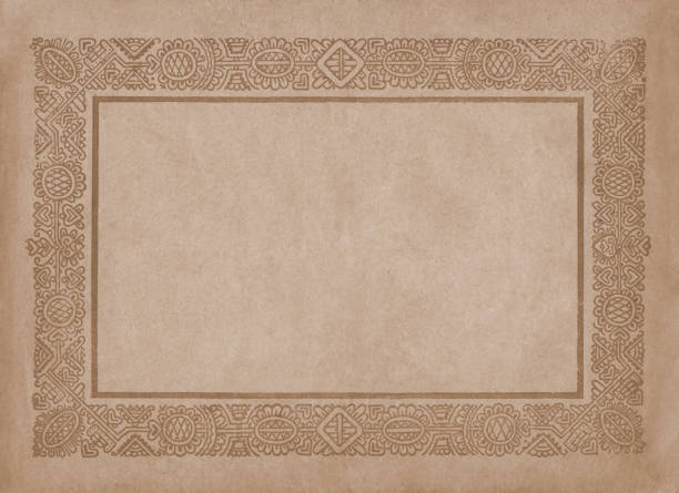 istock Close-up of an old notebook cover (approx. 1900) with nice floral ornaments frame. 1473685239