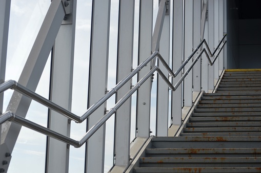 general view of the pedestrian crossing on the autobahn