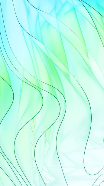 istock transparent vertical 3d rendered background with beautiful green and light blue gradient, clean abstract concept 1473695930