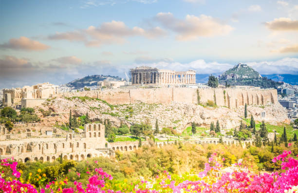 istock Famous skyline of Athens, Greece 1473704198