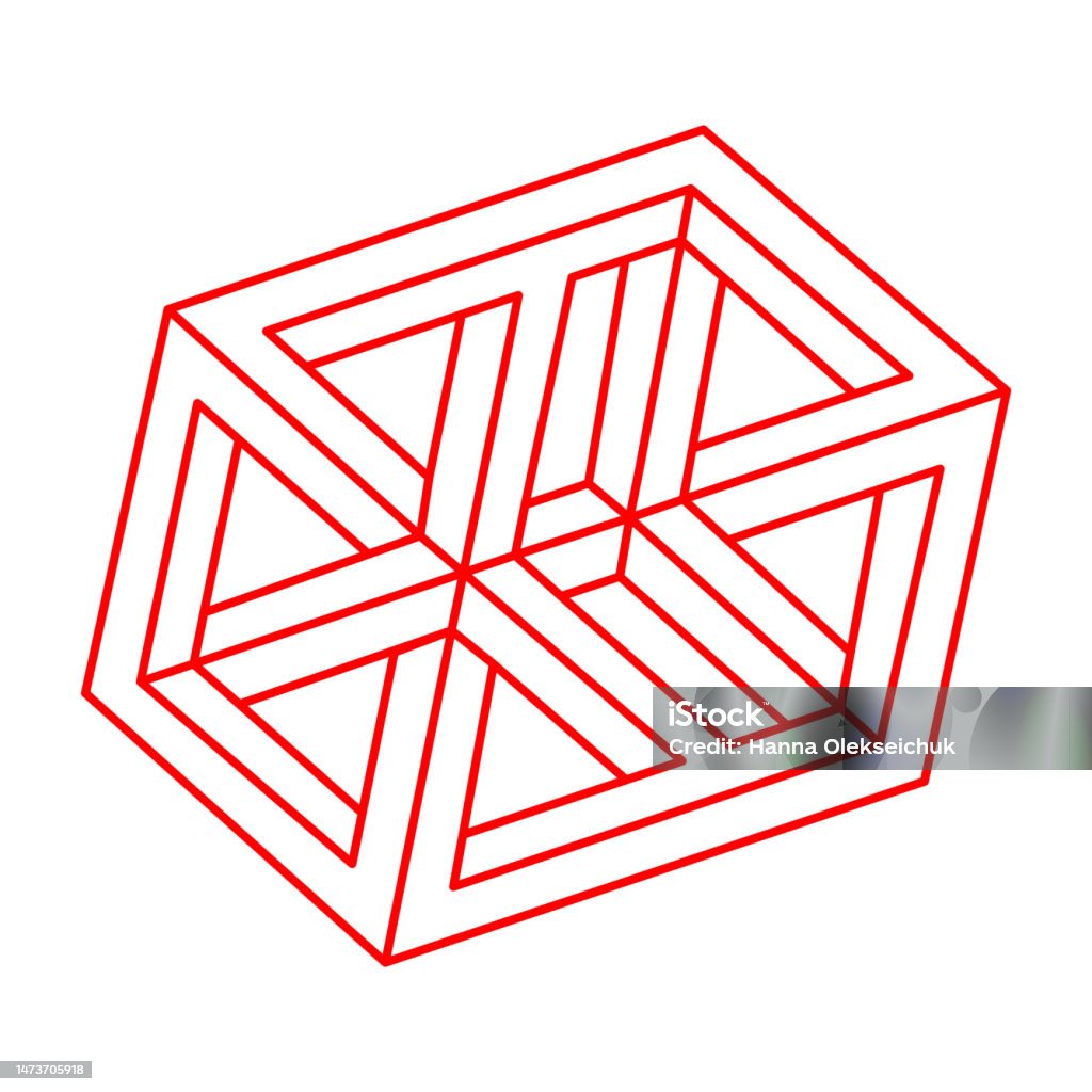 Hình Dạng Bất Khả Thi Logo Hình Học Thiêng Liêng Ảo Ảnh Quang Học ...