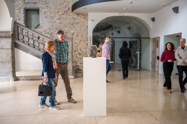 istock Senior Tourists at a History Museum 1473709867
