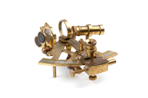 istock old nautical sextant with optics isolated on white background 1473710609