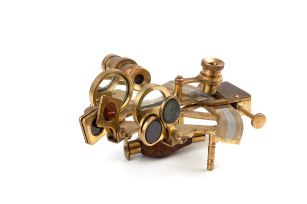 istock old nautical sextant with optics isolated on white background 1473710649