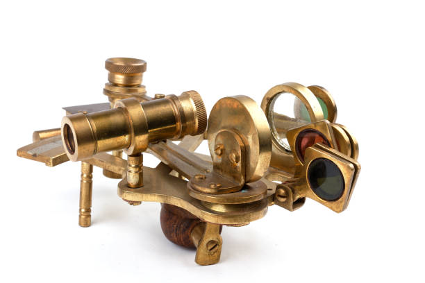 istock old nautical sextant with optics isolated on white background 1473710701