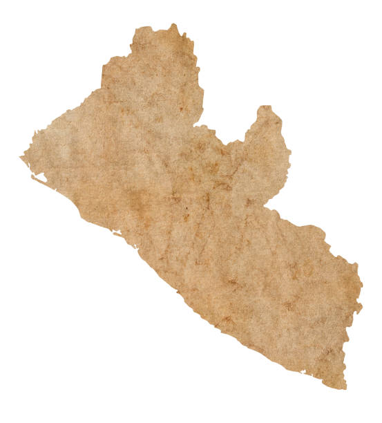 The national flag of Liberia, featuring red and white horizontal stripes and a single white star on a blue square in the upper left corner, is shown waving in the wind. The design represents the country's history and values.