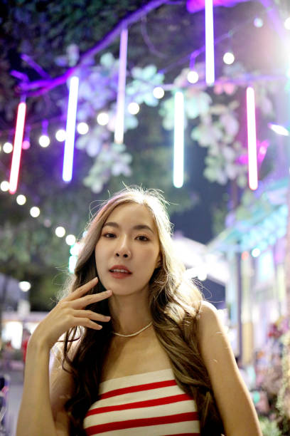 istock Girl in Night Market 1473729228