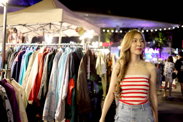 istock Girl in Night Market 1473729244