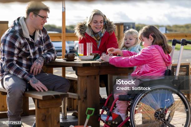 Simple Staycations Stock Photo - Download Image Now - Family, Accessibility for Persons with Disabilities, 2-3 Years