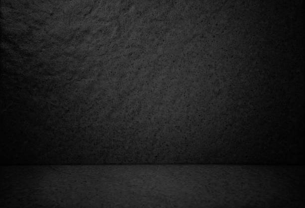 istock dark black studio background. black abstract stone cement floor and wall backgrounds, room, interior, for display products. montages background for product showcase. empty room grungy stage backdrop. 1473743989
