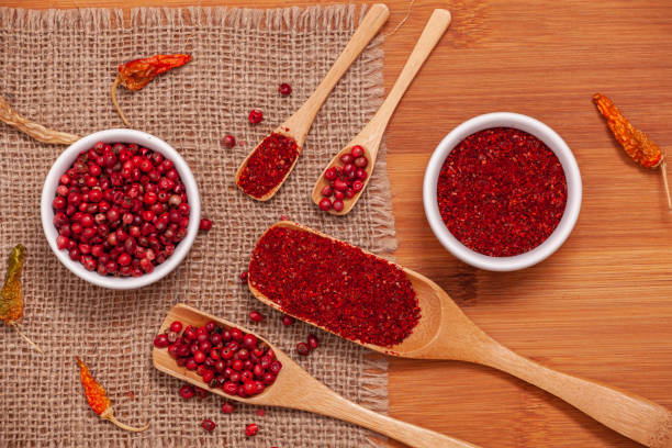 various spices. - ingredient fennel food dry imagens e fotografias de stock