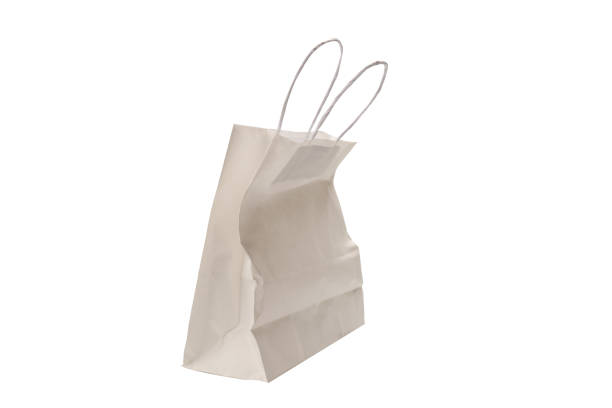 istock Paper bag isolated on a white background. 1473757763