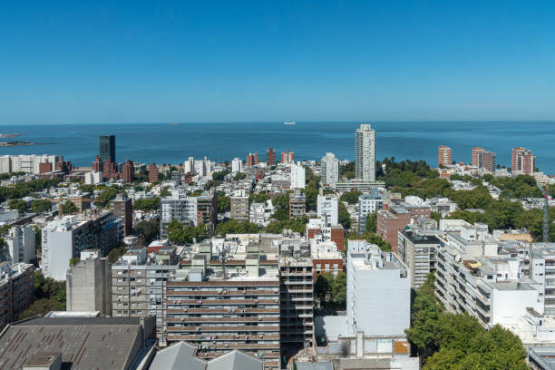 Montevideo, Uruguay urban skyline and cityscape