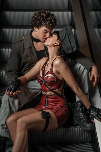 istock Beautiful diverse couple saying goodbye 1473762276