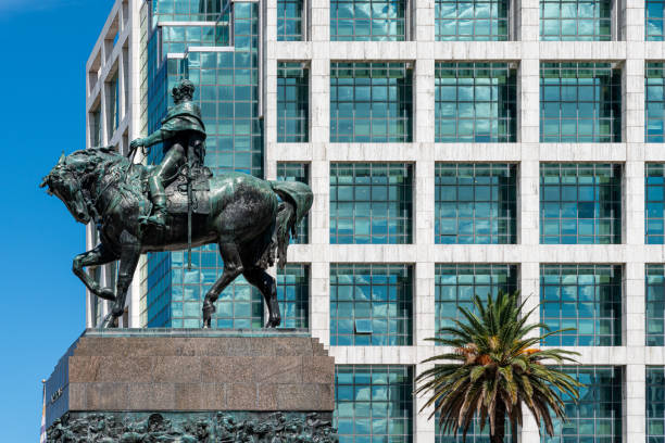 Montevideo, Uruguay - Plaza de Armas stock photo