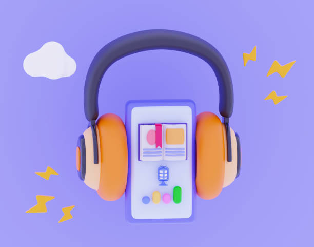 istock 3d icon audio Headphones listening audiobook Smart learning audio lesson 1473767607