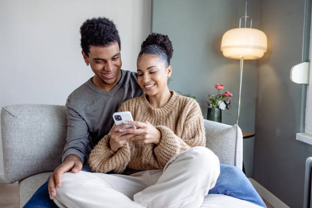 istock Couple spending a day together at home 1473768660