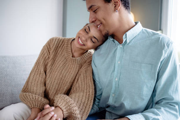 istock Romantic couple indoors 1473768706