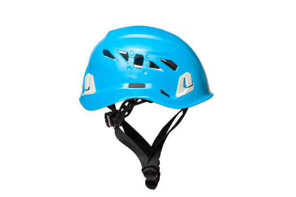 istock Helmet for mountaineering and high-altitude work on a white background. 1473769391